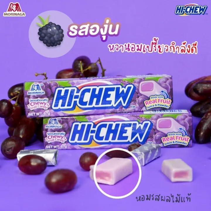 Japanese Candy Variety Pack (5 Assorted Flavors) | Sweet and Sour (Pineapple), Carbonated Cola, Grape, Strawberry, Green Apple