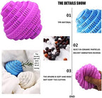 Eco-Friendly Laundry Balls, Premium Washing Ball, Add Double The Ceramic Balls Again, 2000 Times Super Laundry Balls, All Natural No-Chemical Detergent(Large,Pink)