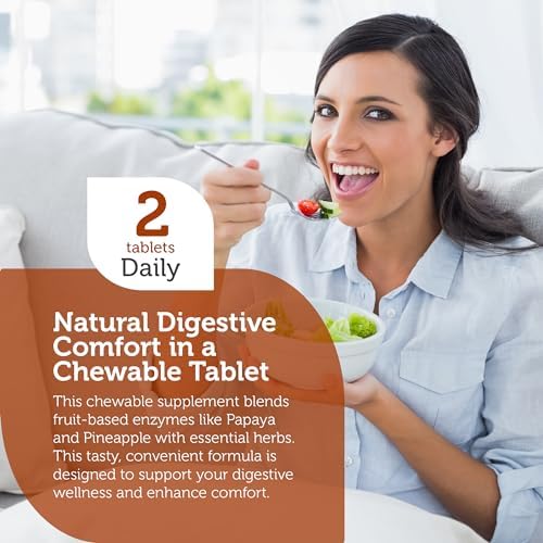 Zahler Aftermeals, Natural Antacid Chews, Papaya Enzyme Chewable Tablets, Digestive Aid Supplement, Certified Kosher, 100 Chewable Tablets