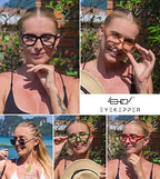 Eyekepper Cat Eye Reading Glasses for Women 5-Pack Oversize Ladies Readers +1.00