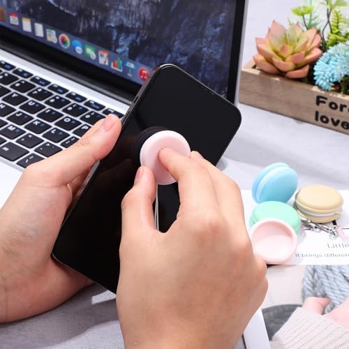 NOLITOY 4pcs Phone Screen Cleaner with Lanyard Keychain, Dual-Sided Microfiber for Smartphones, Tablets, Glasses, and Camera Lens Cleaning Tools