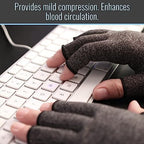Heelbo Arthritis Compression Gloves for Pain Relief, Reduces Swelling & Stiffness, FSA & HSA Eligible, Fits Men & Women, Joint Pain Relief, Small