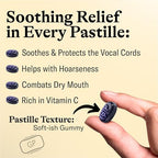 GRETHER'S Sugarfree Blackcurrant Pastilles – Premium Swiss Throat Lozenges for Dry Mouth & Sore Throat Comfort – Gift for Singers, Intense Fruit Flavor, Gluten & Lactose Free – 3.75 oz