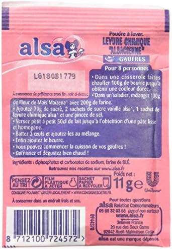 Alsa 8 sachets de Levure 11 g