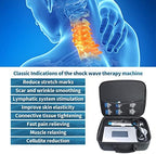 Multifunctional Shockwave E-D Therapy Machine for Erectile Dysfunction Body Muscle Massager Shock Wave Machine Deep Tissue Pain Relief Body Message Machine with 7 Massage Heads (SW18C)