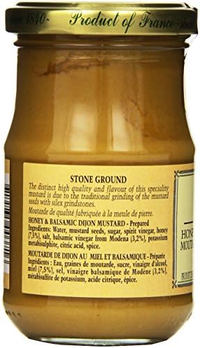 Honey and Balsamic Dijon Mustard by Edmond Fallot (7.4 ounce)