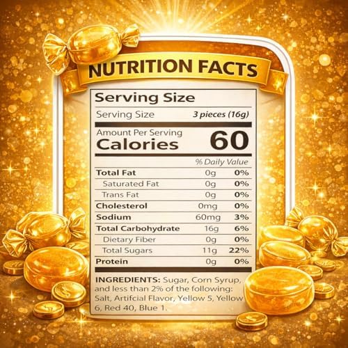 Butterscotch Hard Candy | 2 LB Bulk Value Bag | – Individually Wrapped Classic Butter Toffee Candies for Party Favors, Candy Bowls, Pinata Fillers & Office Treats