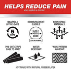 Mueller Sports Medicine Typhoon Kinesiology Therapeutic Tape, Quality Athletic Tape, Latex Free, 20 Pre-Cut I-Strips, 2" x 9.75" Each Strip