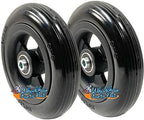 Front Caster Wheelchair Wheels, 6x1 1/4 and 5x1 1/4 with 1.60 Center Hub, 5/16" Bearings (6" x 1 1/4")