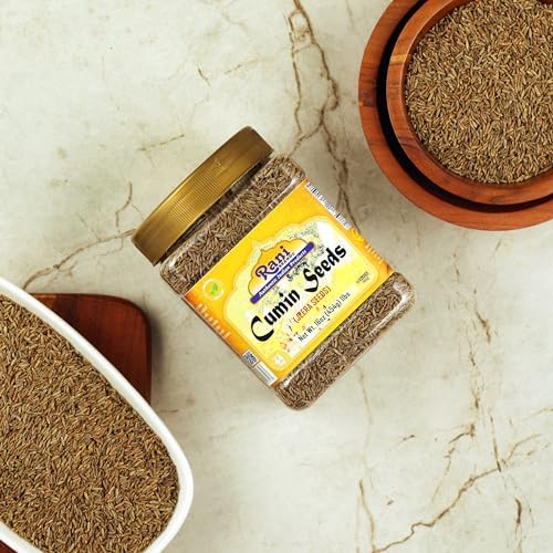 Rani Cumin Seeds Whole (Jeera) Spice 16oz (1lb) 454g PET Jar ~ All Natural | Gluten Friendly | NON-GMO | Kosher | Vegan | Indian Origin