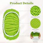 XL Mop Pads Compatible with Swiffer XL Sweeper, X-Large Dry Sweeping Cloths, XL Wet Pads Refills, Reusable Washable Microfiber Heavy Duty Wet Mopping Cloths for Hardwood Floor Cleaning, 4 Pack