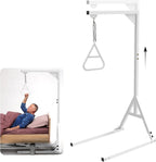Bed Trapeze, Trapeze Bar for Bed Mobility Sturdy Bed Trapeze for Elderly and Patient Bed Pull Up Medical Trapeze Bars Assist Individual with Transferring Or Repositioning Safely and Easily