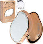 Crystal Hair Eraser,Crystal Hair Remover and Exfoliator,Nano Glass Hair Remover Stone,Reusable Painless Physical Hair Removal Depilator for Men Women Quick Soft Silky Skin (Gold)