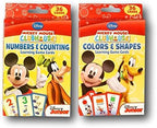 Disney Mickey Mouse Clubhouse Flash Cards Set - Featuring number recognition, counting skills, basic shapes, & colors! Designed For Your Pre-K/Kinder Child In Mind!
