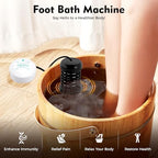 25w Foot Detox Machine, Ionic Detox Portable Foot Bath Spa Cleanse Machine for Home Travelling USE