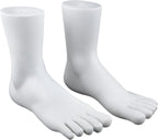 Framendino, 2 Pack White Mannequin Foot Display Holder Stand Model for Home Shop