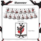 Taekwondo Birthday Party Decorations Karate Party Supplies Includes Karate Taekwondo Birthday Banner Cake Topper Cupcake Toppers Balloons for Men Women Girls Boys Party