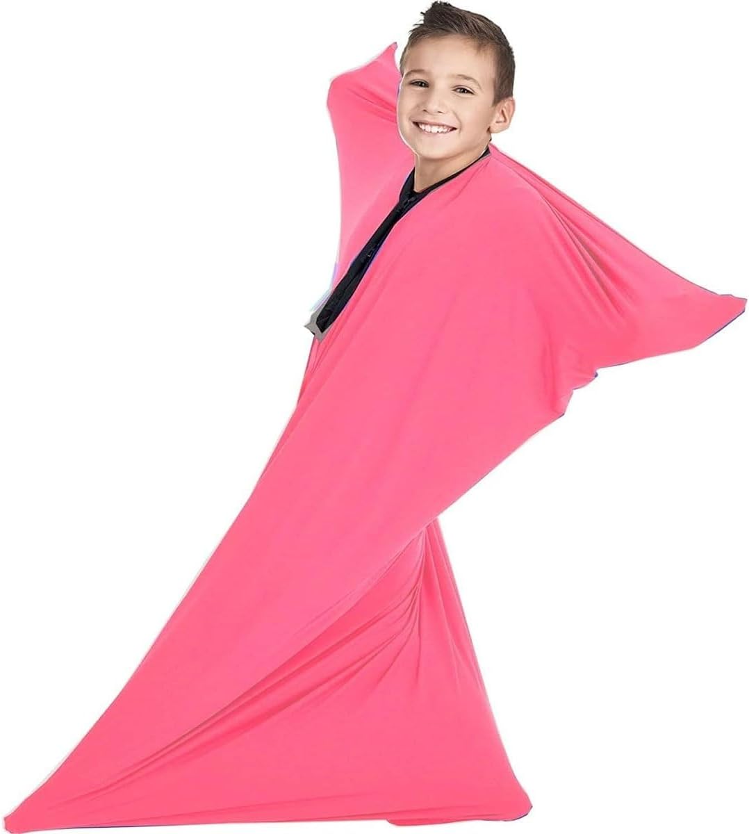 Sensory Body Sock for Adults Full Body Sock Sensory Sack Helps Adults Calm 40" H X 27"(Pink,M/Medium)
