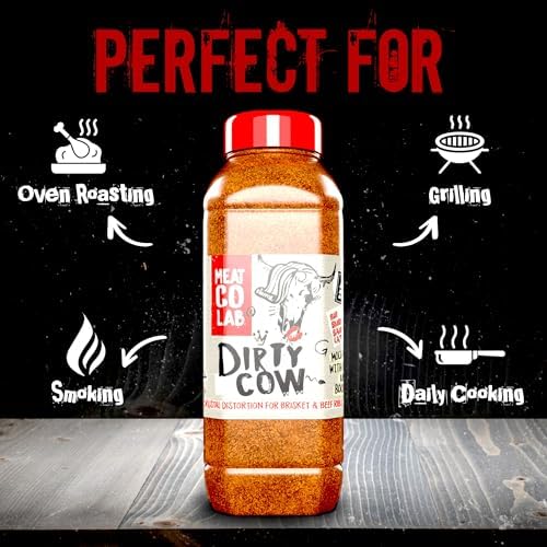 Angus & Oink Rub Me BBQ Seasoning- Dirty Cow (POD) - 1.2 Kg