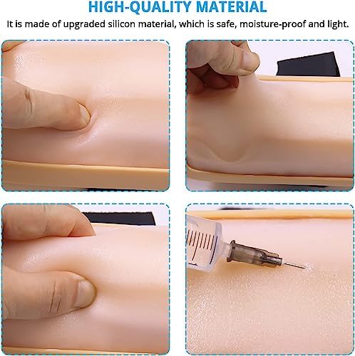 DKULMN Forearm Venous Puncture Model, Taking Blood Training Practice Model, Wearable Arm Injection Training Mold Taking Blood Training Practice Model for Training Nurses