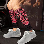 Leg Compression Sleeve for Men Women 2 Pcs Leg Compression Socks Calf Support Sleeves Sports Accessories