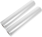 2 Rolls of Textured Vacuum Storage Bags for Food Preservation Plastic Vacuum Sealer Bags Air Removing Pouches for Kitchen Storage and Freshness Protection