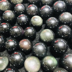 Stone Rainbow Obsidian Cat's Eye Obsidian, Crystal Ball