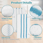 4Pack Steam Mop Pads Replacement for Black+Decker Steam Mop SM1600, SM1610, SM1620, HSM13E1, HSMC1300FX, HSMC1321, HSMC1361SG Cleaner Black and Decker Steam Mop Replacement Pads