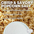 Popcorn Salt, Sea Salt Popcorn Seasoning, 16 oz Shaker - Sea Salt Superstore