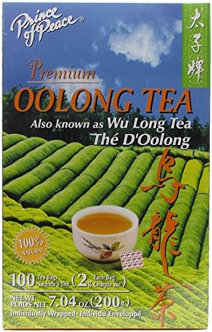Prince of Peace Oolong Tea - 100 Tea Bags net wt. 6.35oz (180g)