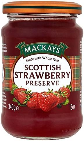 Mackays Scottish Strawberry Preserve (340g) - Pack of 2