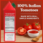 Pomì Tomato Passata 26.46oz (Pack of 6) - Made in Italy - Creamy, Velvety Tomato Puree with Touch of Salt, No Additives or Preservatives - 100% Fresh Italian Tomatoes - BPA-Free, Gluten-Free