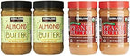 Kirkland Signature Almond Butter and Organic Peanut Butter Bundle - Includes Kirkland Signature Two Almond Butter (27 oz) and Two Peanut Butter (28 oz. Each)