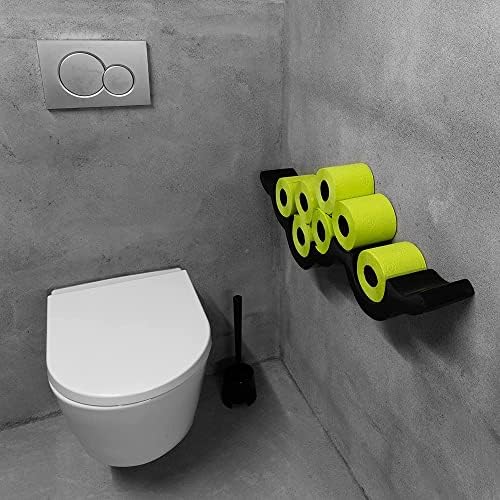 Renova Lime Green Toilet Paper 3-Ply - Ideal for Decorating Your Home or Office - Pack of 6 Compact Rolls- 140 Sheets - Eco-label Certified - Dermatologically Tested - Septic Safe - Sustainable & Soft