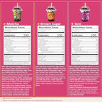 O's Bubble Boba Tea Kit - Bubble Tea Kit - All in One Boba Kit - Boba Kit for Kids - 6 Servings Includes Cups, Straws, Stirrer (Party Kit Variety Pack Upgrade) (No Microwave Version 3.0)