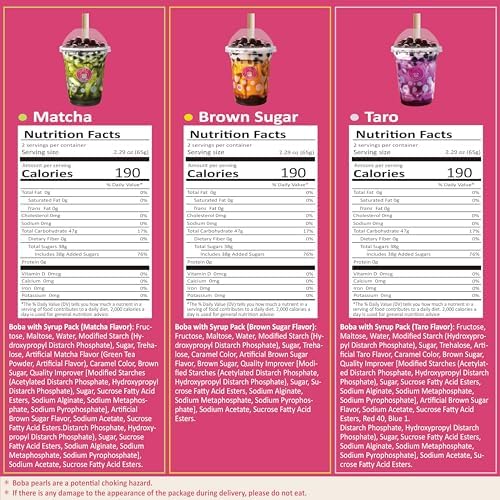 O's Bubble Boba Tea Kit - Bubble Tea Kit - All in One Boba Kit - Boba Kit for Kids - 6 Servings Includes Cups, Straws, Stirrer (Party Kit Variety Pack Upgrade) (No Microwave Version 3.0)
