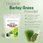 Z Natural Foods Organic Barley Grass Powder - USDA Organic Whole Food Green Blend for Energy Boost, Detox & pH Balance with Amino Acids, Minerals - Antioxidant Mix for Juice, Water, Smoothies, 5 lbs