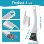 TIESOME Mini Dustpan and Brush Set, Mini Cleaning Tool Small Broom and Dustpan Mini Dust Pans with Brush Nesting Tiny Cleaning Broom Small Bristles Brush for Desktop Computer Keyboard Car Window