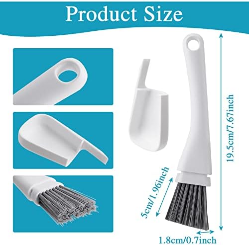 TIESOME Mini Dustpan and Brush Set, Mini Cleaning Tool Small Broom and Dustpan Mini Dust Pans with Brush Nesting Tiny Cleaning Broom Small Bristles Brush for Desktop Computer Keyboard Car Window