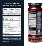 St. Dalfour Red Raspberry Fruit Spread - 10oz - 100% from Fruit, No Artificial Ingredients, Non-GMO, No Cane Sugars, All Natural - Pack of 6