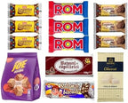 Romanian Sweet Snacks Variety Pack| Eugenia Original Biscuit, ROM Chocolate Bars, Eugenia w/Cacao, Joe Napolitane, Ciocolata de Casa, Biscuit Salami, Glucose Bar