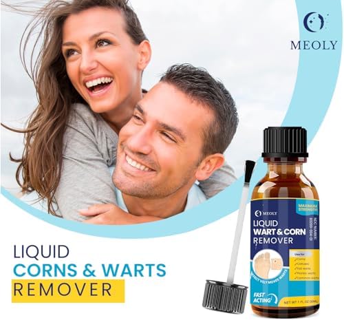 MEOLY Salicylic Wart Removal Freeze Away: Fast-Acting Wart Removal Maximum Strength for Men and Women - Plantar Wart Genital Wart Corns Calluses 30 ML