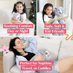 Lilly's Love Heatable & Coolable Lavender Scented Weighted Stuffed Animal - Microwavable Heatable Pad for Kids & Adults - Machine Washable Plushie - Calming Stuffed Animal for Anxiety