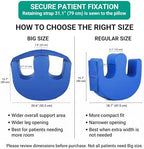 Patient Turning Device, U-Shape Positioning Pillow, Waterproof PU Leather, Big Size, 20.6" Wide, Wider Leg Opening for in-Bed Care