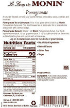 Monin Pomegranate Flavoured Syrup 1 Liter