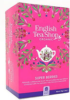 English Tea Shop Organic Super Berries - 20 Tea Bag Sachets, 40g (Pack Of 6)