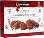 Walker's Shortbread Assorted Chocolate Shortbread, Luxury Holiday Treat, 8.1 Oz Box
