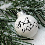 Chinco 24 Pcs Christmas Word Stickers for Crafts Christmas Vinyl Stickers Xmas Holiday Letter Decals for Ornament Ball Glass Jars Ball Bottle Wood Wall Decor