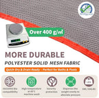 Full Body Mesh Patient Lift Sling, Universal Transfer Sling for Electric/Ceiling Hoist, Breathable Quick-Dry Medical Lifting Aid for Elderly & Disabled, 500 lbs Capacity