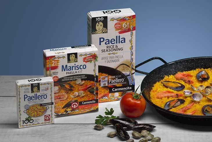 Medicinal Care Paella Kit with Enameled Paella Pan - 2 Portions c